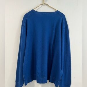 Martin Gordon no sweater 100% wool BLUE round neck size XXL VTG